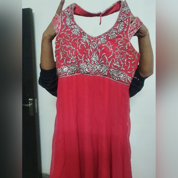 Ethnic Indian Wear Other - Festive Anarkali Suit Set for Parties and Wedding Functions Ceremony